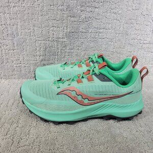 Saucony Peregrine 13 S10838-25 Women's Size 9.5 Canopy Green Trail Sneaker Shoes